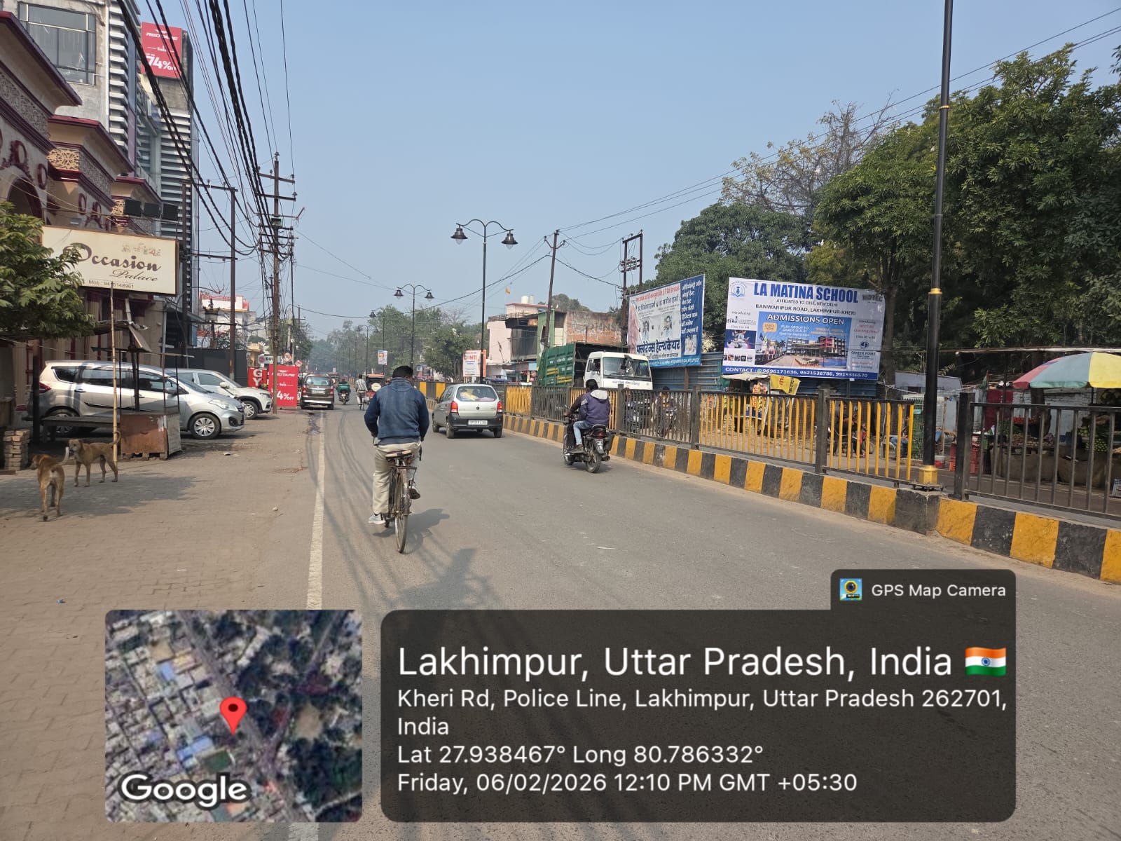 Hoarding at Saujanya Chowk, Lakhimpur